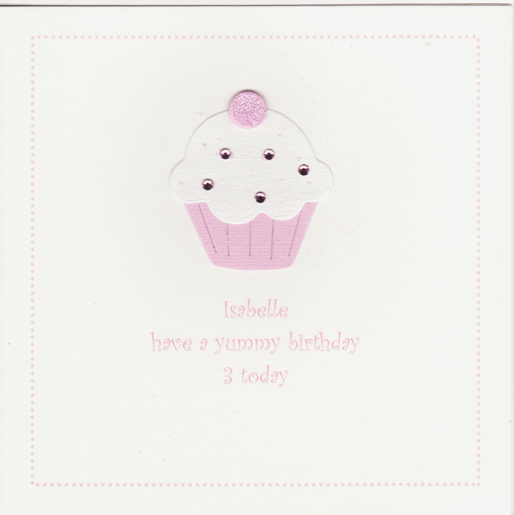 Birthday  Card- Cupcake